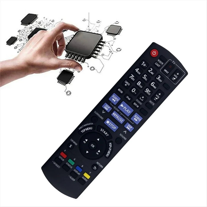 N2QAKB000072 For Panasonic Audio Player 10m Range Infrared Remote Control Ergonomic Remote Controller - 2