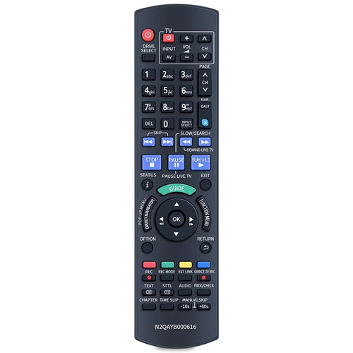 N2QAYB000616 For Panasonic Blu-ray Disc Recorder Infrared Remote Control Replacement Handheld Controller - 1