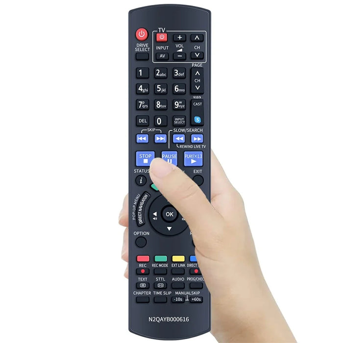 N2QAYB000616 For Panasonic Blu-ray Disc Recorder Infrared Remote Control Replacement Handheld Controller - 3