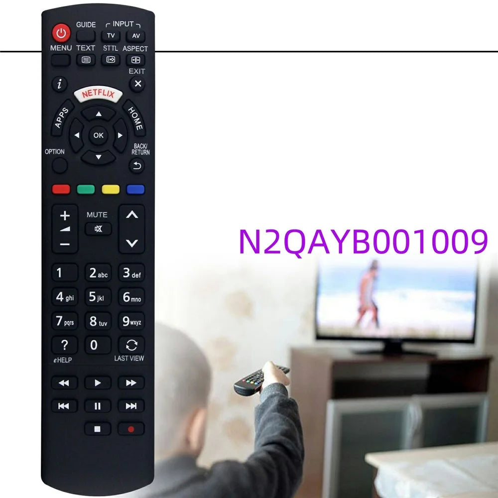 N2QAYB001009 For Panasonic TV Remote Control 10m Range Infrared Wireless Replacement Controller - 4
