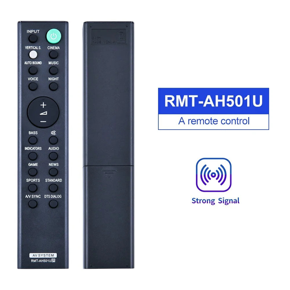 RMT-AH501U For Sony Soundbar Remote Control Battery Operated Infrared Replacement Controller - 4