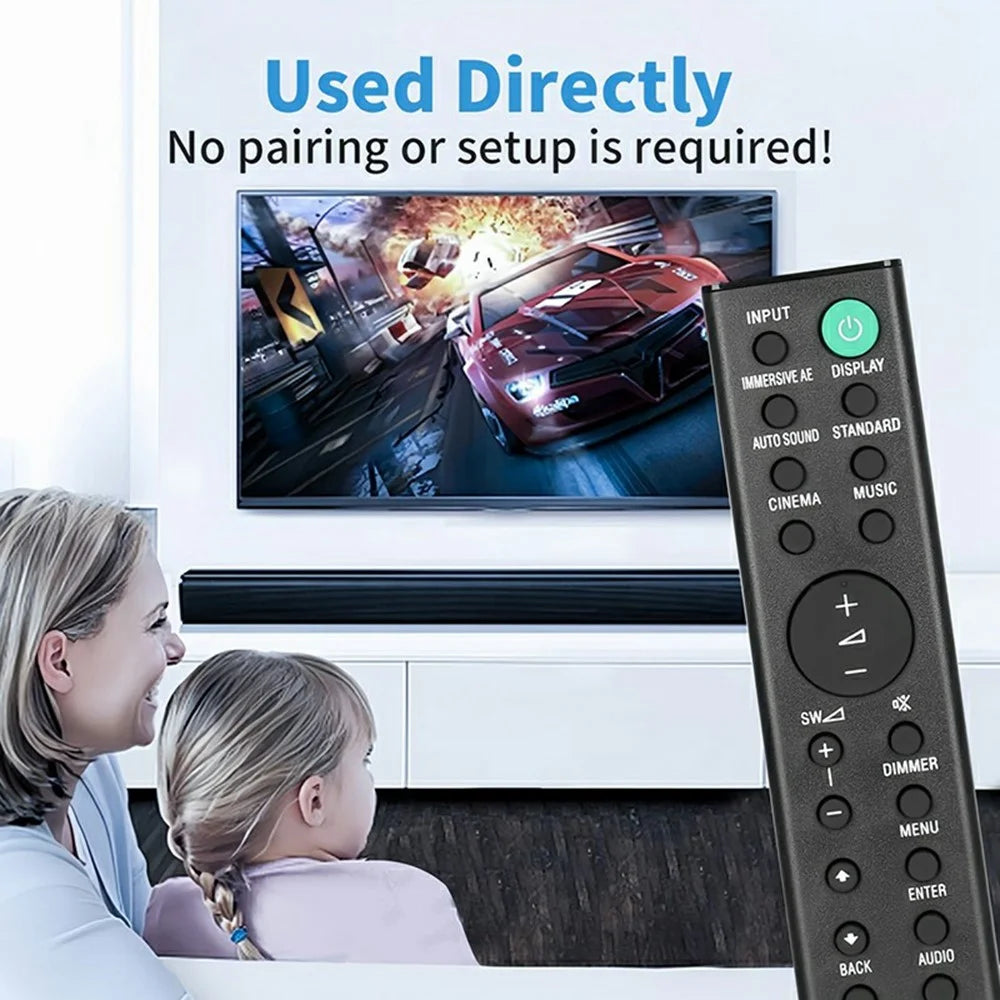 RMT-AH507U For Sony Soundbar Remote Control Battery Operated Infrared Replacement Controller - 3