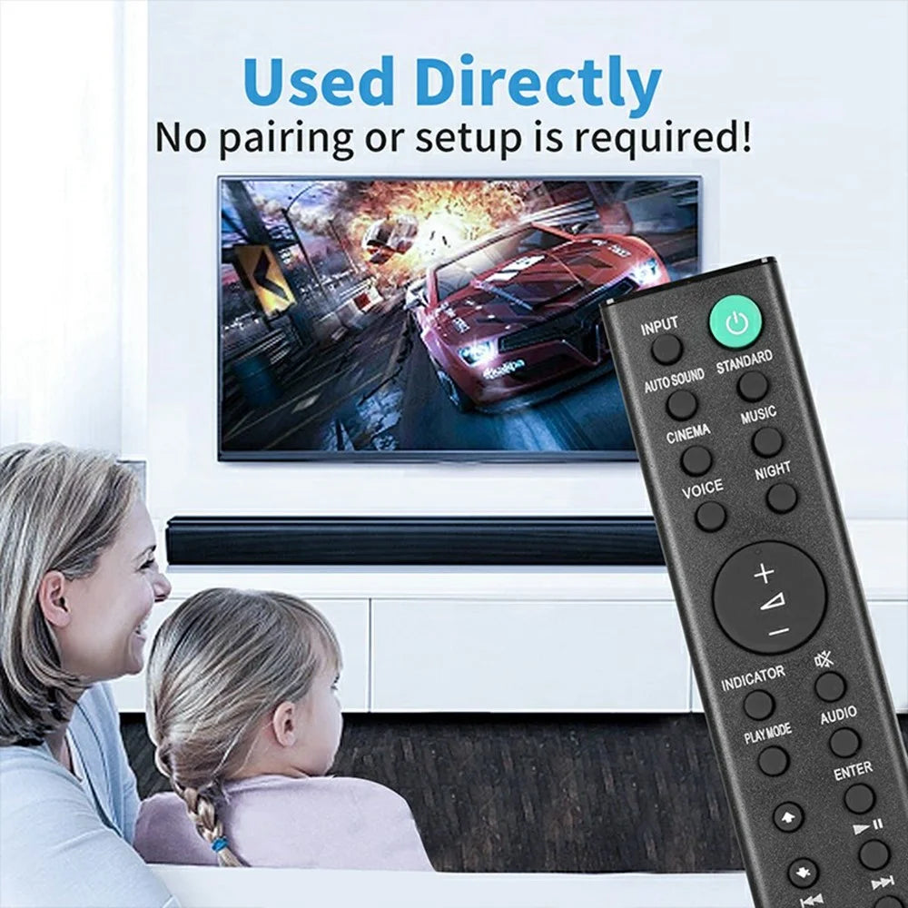 RMT-AH411U For Sony Soundbar Remote Control Battery Operated Infrared Replacement Controller - 4