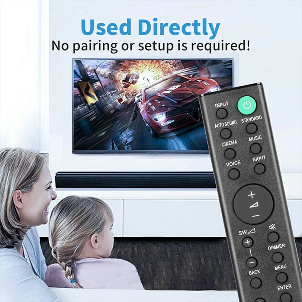 RMT-AH412U For Sony Soundbar Remote Control Battery Operated Infrared Replacement Controller - 4