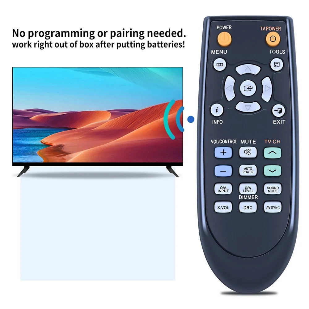 AH59-02196G For Samsung Soundbar Home Cinema System Remote Control 10m Range Infrared Controller - 2