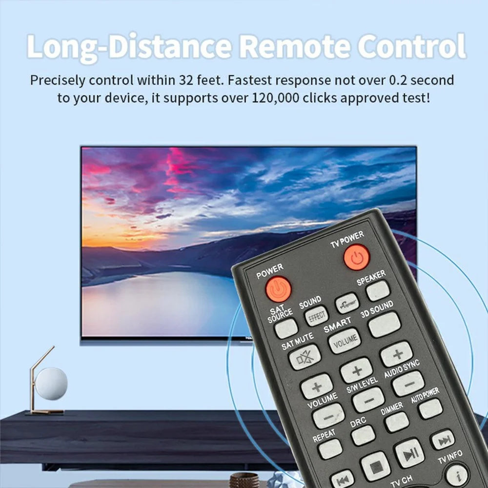 AH59-02434A For Samsung Soundbar Remote Control 10m Range Infrared Controller Replacement - 4