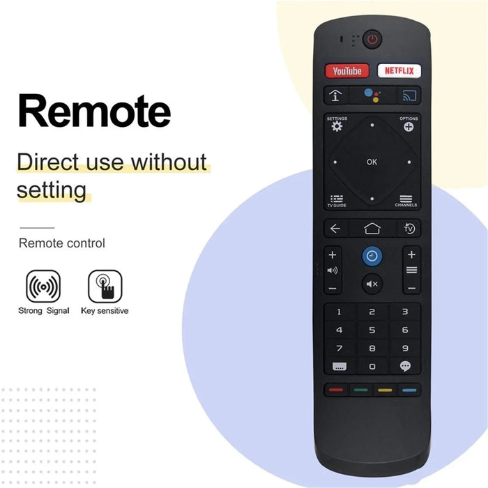 22AV2025B / 00 For Philips TV Remote Control 10m Range Infrared Wireless Replacement Controller, No Voice Function - 4