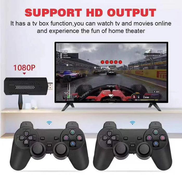 X2 Retro Video Game Console with 64GB TF Card 4K HD TV Game Stick 2.4G Dual Wireless Gamepads, High-end Version - 5