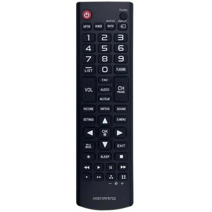 AKB73975722 For LG TV Remote Control Infrared Ergonomic Wireless Replacement Handheld Controller - 1