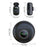 K20 8-Pin Interface Wireless Lavalier Microphone Smart Noise Cancelling Mini Clip-On Mic for Live Streaming - Black - 7