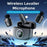 K21 Wireless Lavalier Microphone Set with iP Receiver, Noise Reduction Mini Mic for Smartphone Video Recording / Live Streaming / Vlogging - Black - 2