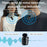 K21 Wireless Lavalier Microphone Set with iP Receiver, Noise Reduction Mini Mic for Smartphone Video Recording / Live Streaming / Vlogging - Black - 3