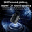 K21 Wireless Lavalier Microphone Set with iP Receiver, Noise Reduction Mini Mic for Smartphone Video Recording / Live Streaming / Vlogging - Black - 4