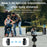 K21 Wireless Lavalier Microphone Set with iP Receiver, Noise Reduction Mini Mic for Smartphone Video Recording / Live Streaming / Vlogging - Black - 5
