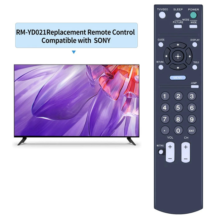 RM-YD021 For Sony TV Remote Control Replacement No Programming Ergonomic Infrared Controller - 2