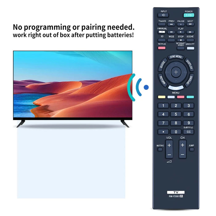 RM-YD061 For Sony TV IR Remote Control10m Range Infrared Controller Replacement - 5
