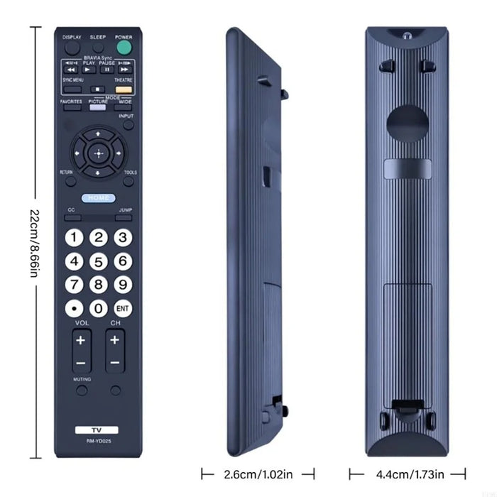 RM-YD025 For Sony TV Remote Control Replacement No Programming Infrared Controller - 5