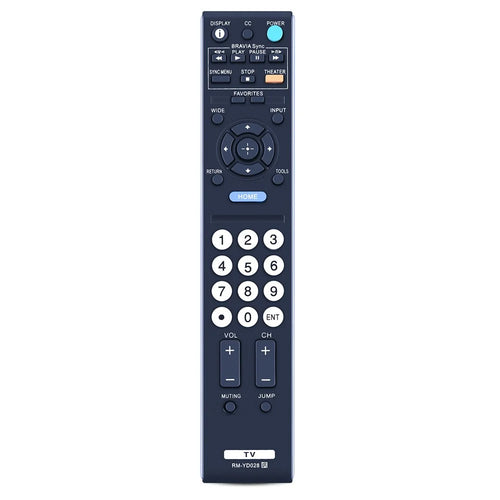 RM-YD028 For Sony TV Remote Control 10m Range IR Infrared Controller Replacement - 1