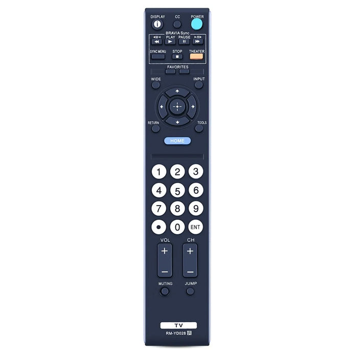 RM-YD028 For Sony TV Remote Control 10m Range IR Infrared Controller Replacement - 1