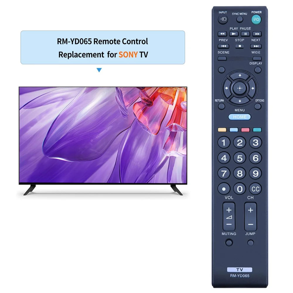 RM-YD065 For Sony TV Infrared Remote Control Replacement 10m Range No Programming Required - 3