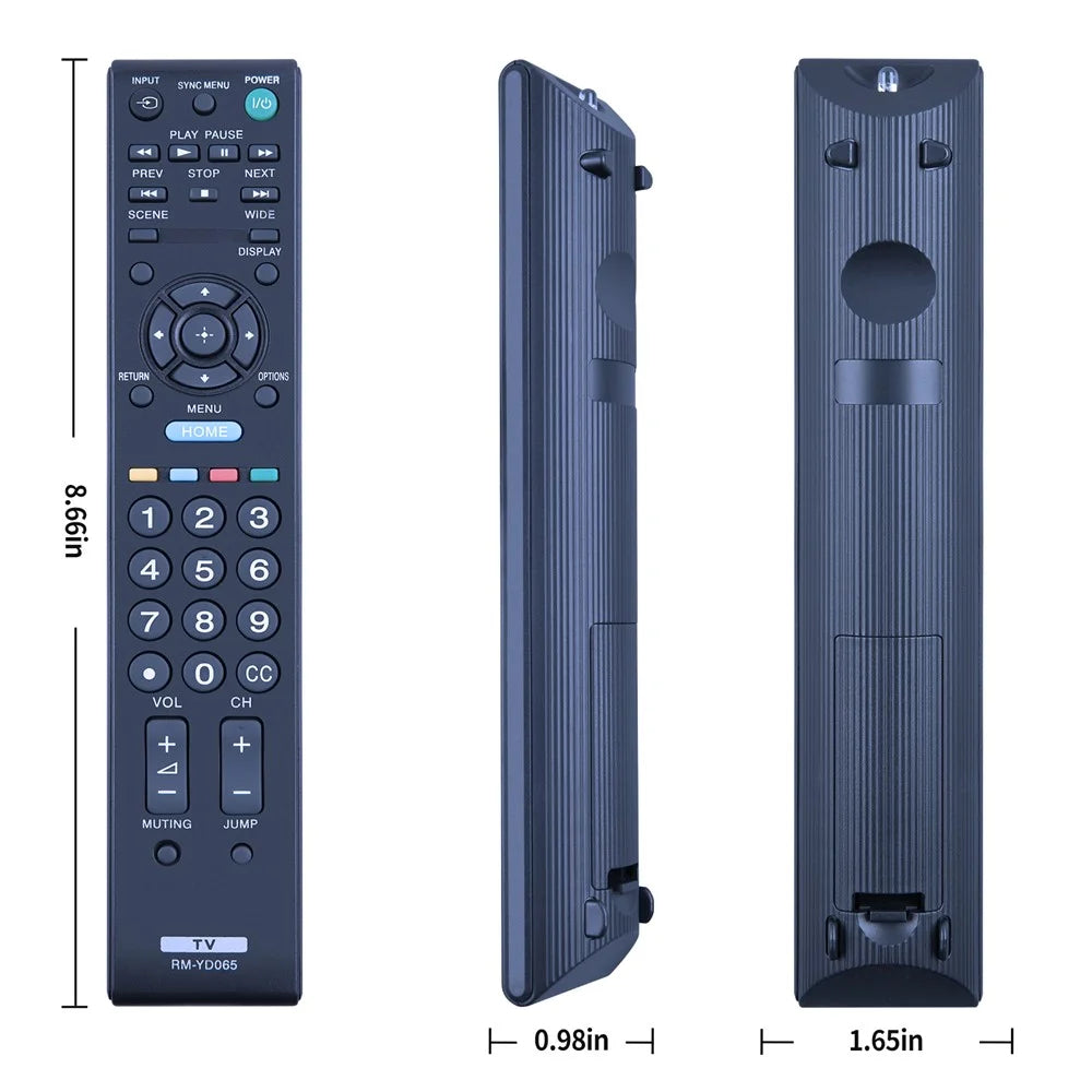 RM-YD065 For Sony TV Infrared Remote Control Replacement 10m Range No Programming Required - 5