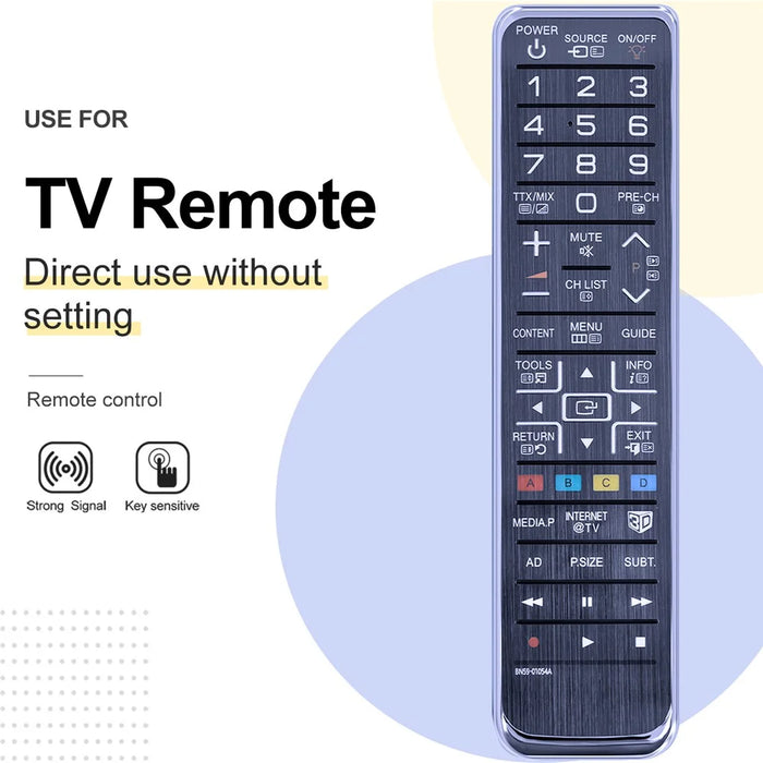 BN59-01054A For Samsung TV Remote Control Infrared Replacement Long Range Handheld Controller - 4