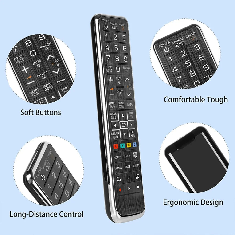AA59-00543A For Samsung TV Remote Control Infrared Replacement Long Range Handheld Controller - 4