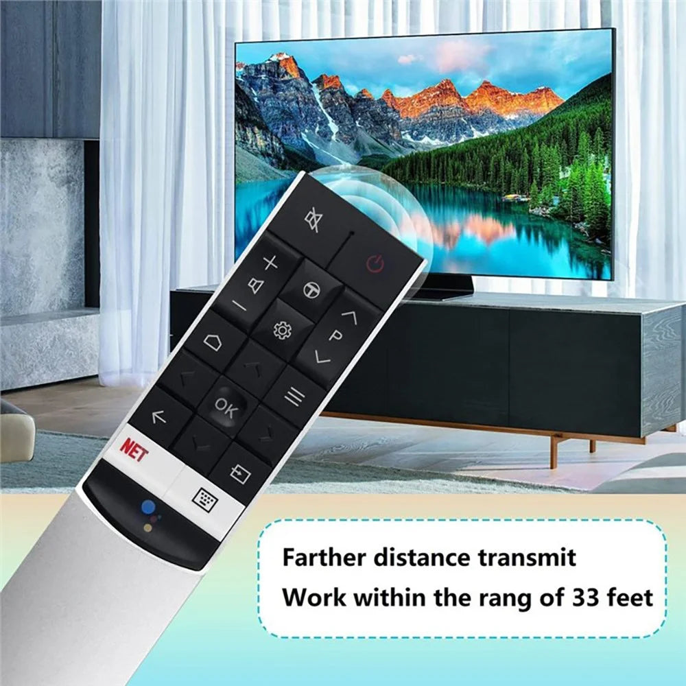 RC602S JUR2 For TCL TV Remote Control with Voice Control 10m Range Television Controller Replacement - 3