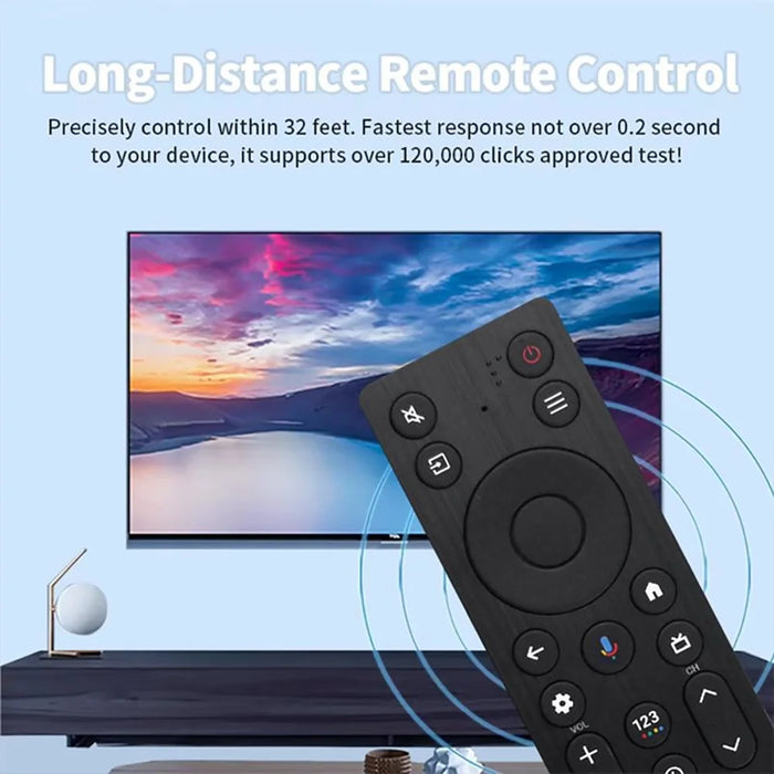 RC813A FMB4 For TCL TV Remote Control with Voice Control 10m Range Television Controller Replacement - 2