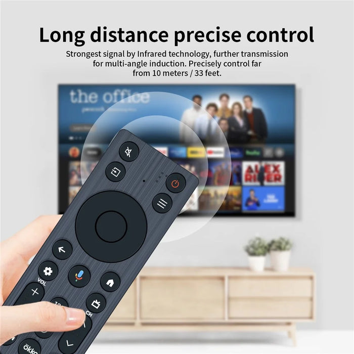 RC813A FMB9 For TCL TV Remote Control with Voice Control 10m Range Television Controller Replacement - 4