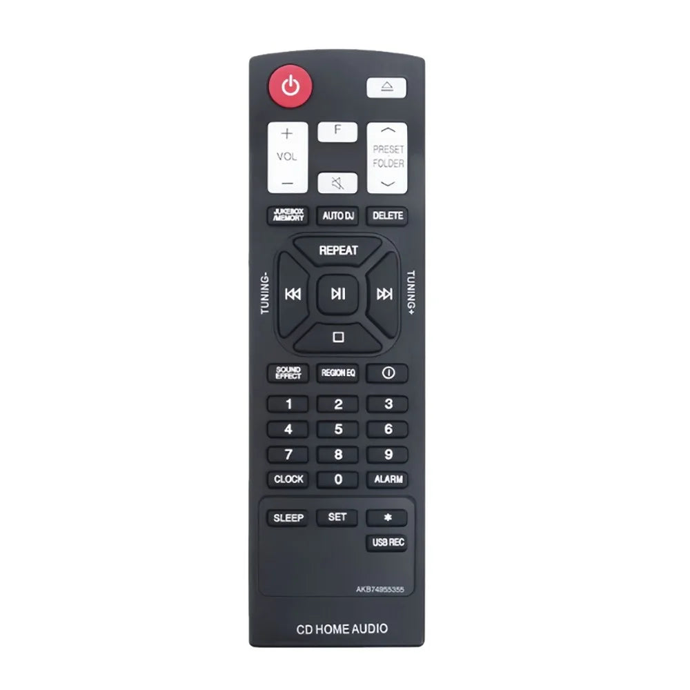 AKB74955351 For LG Speaker Player Remote Control Infrared Wireless Audio System Controller For Home Use - Black - 1