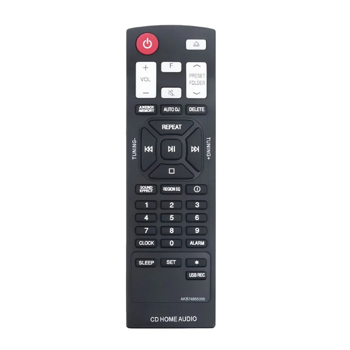 AKB74955351 For LG Speaker Player Remote Control Infrared Wireless Audio System Controller For Home Use - Black - 1