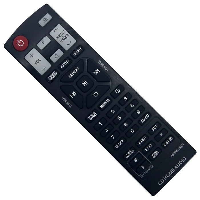 AKB74955371 For LG Audio Player Remote Control CD Home Audio System IR Controller with Multi Function Keys - Black - 2