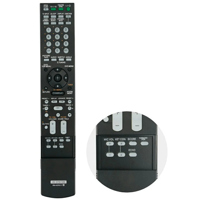 RM-ADP017 For Sony DVD Home Theater IR Remote Control Multi Device TV Audio Equipment Controller - Black - 4