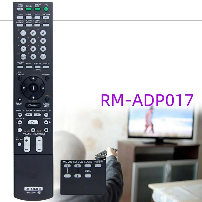 RM-ADP017 For Sony DVD Home Theater IR Remote Control Multi Device TV Audio Equipment Controller - Black - 5