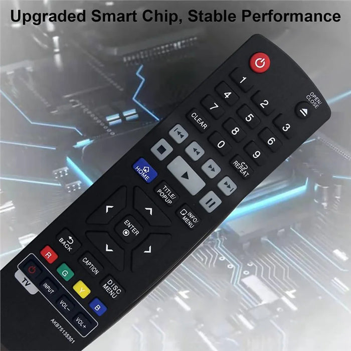 AKB75135301 For LG Blu-ray DVD Infrared Remote Control Long Distance Device Controller - Black - 2