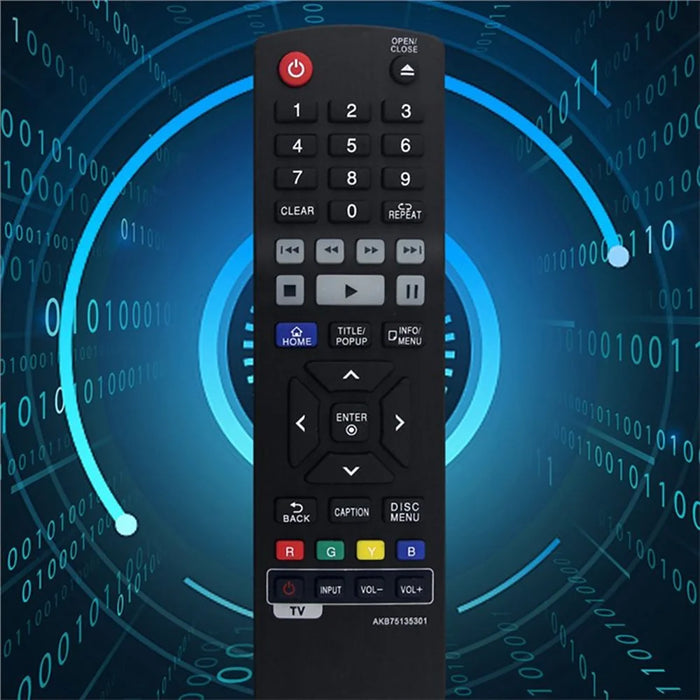 AKB75135301 For LG Blu-ray DVD Infrared Remote Control Long Distance Device Controller - Black - 5