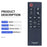 AKB75595342 For LG Sound Bar Infrared Remote Control Replacement Direct Use No Setting Required Controller - Black - 2