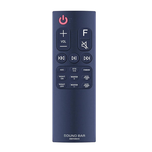 AKB75595416 For LG Blu-ray DVD Infrared Remote Control Replacement Replacement Wireless Controller - Black - 1