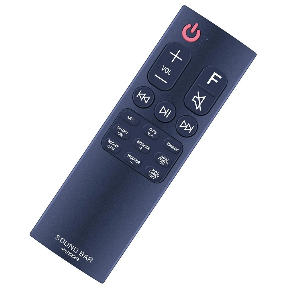 AKB75595416 For LG Blu-ray DVD Infrared Remote Control Replacement Replacement Wireless Controller - Black - 3