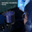FEELWORLD VM1 USB Condenser Microphone Noise Cancellation PC Gaming Mic with Stand / RGB Light - Black - 2