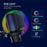 FEELWORLD VM1 USB Condenser Microphone Noise Cancellation PC Gaming Mic with Stand / RGB Light - Black - 5