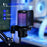 FEELWORLD VM1 USB Condenser Microphone Noise Cancellation PC Gaming Mic with Stand / RGB Light - Black - 6