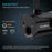 FEELWORLD PM1 Dynamic Microphone XLR / USB Podcast Gaming Streaming Recording Mic with RGB Lighting - Black - 3