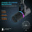 FEELWORLD PM1 Dynamic Microphone XLR / USB Podcast Gaming Streaming Recording Mic with RGB Lighting - Black - 6