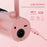FEELWORLD PM1-P Dynamic Microphone XLR / USB Podcast Gaming Streaming Recording Mic with RGB Lighting - Pink - 7