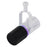FEELWORLD PM1-W Dynamic Microphone XLR / USB Podcast Gaming Streaming Recording Mic with RGB Lighting - White - 1