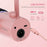 FEELWORLD PM1-XS-P RGB Lighting Dynamic Microphone XLR  /  USB Dual Output Desktop Mic with 3.5mm Headphone Jack - Pink - 7
