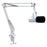 FEELWORLD PM1-AS-W Dynamic Microphone with Boom Arm Stand XLR / USB Dual Output for Podcast Recording / Gaming / Live Streaming - White - 1