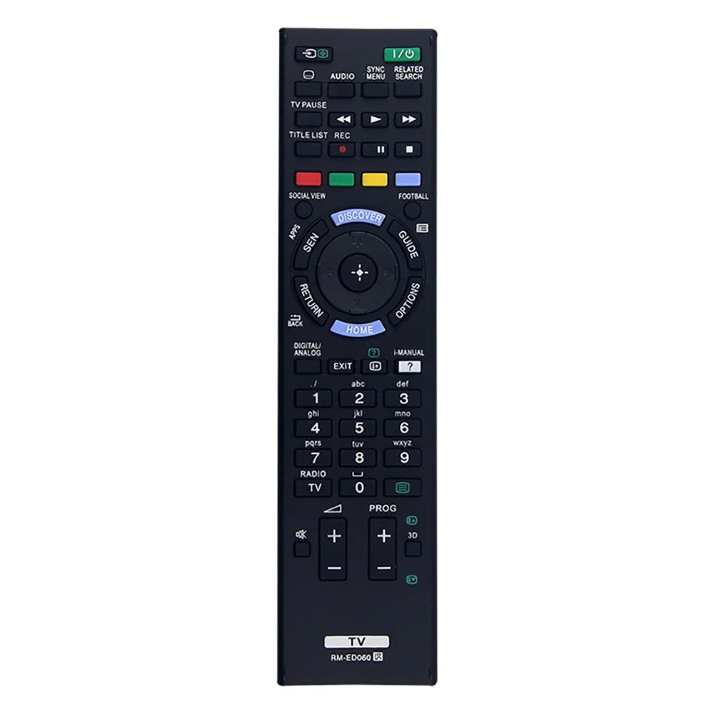 RM-ED060 For Sony TV Infrared Remote Control Replacement Universal Compatible Smart Television Controller - Black - 1